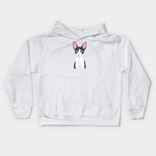 Cornish Rex (Small Design) Kids Hoodie